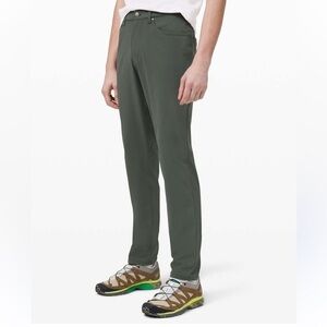 Lululemon ABC Pant Slim 32” Warpstreme Khaki Olive Green Size 42
